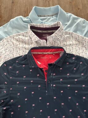 Walter Hagen Men’s Size Small Golf Polos Set of 3